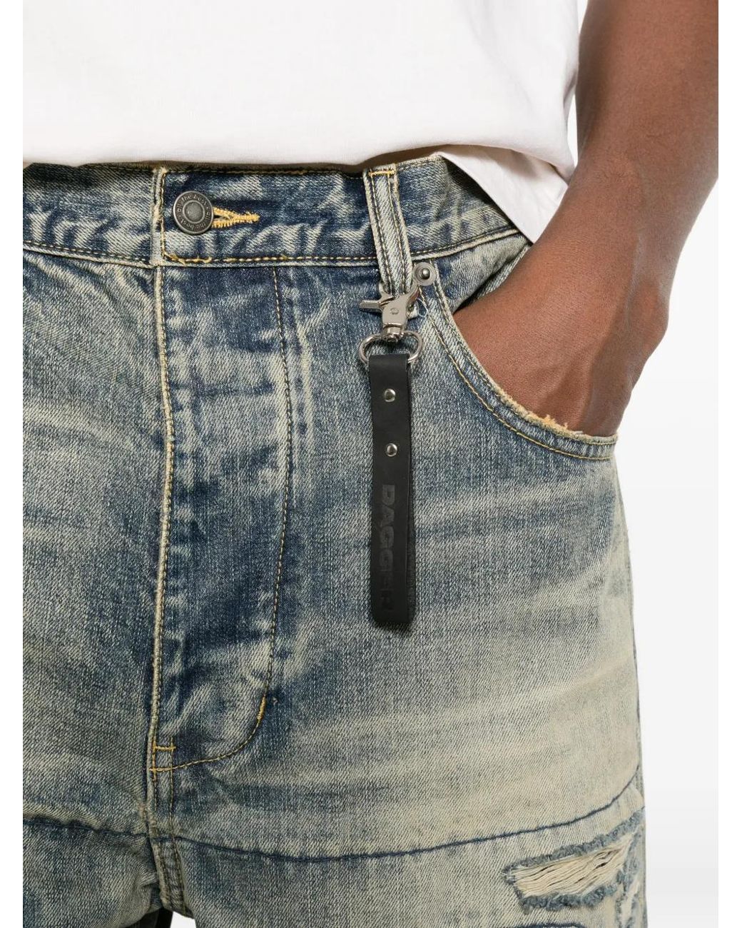 DAGGER Jeans Met Patchwork in het Multicolor voor heren