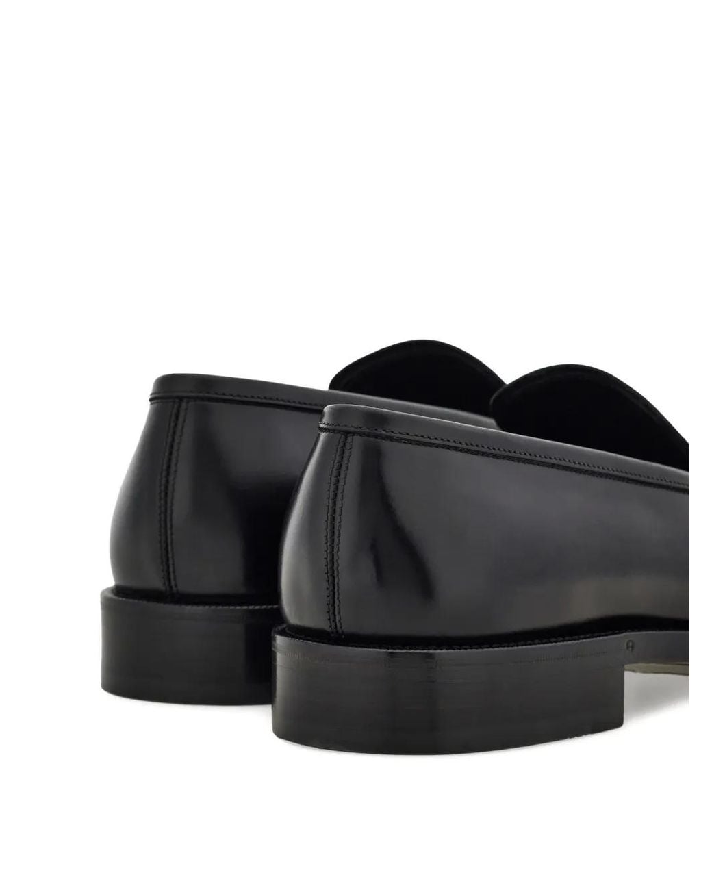 Ferragamo Black Penny Loafers for men