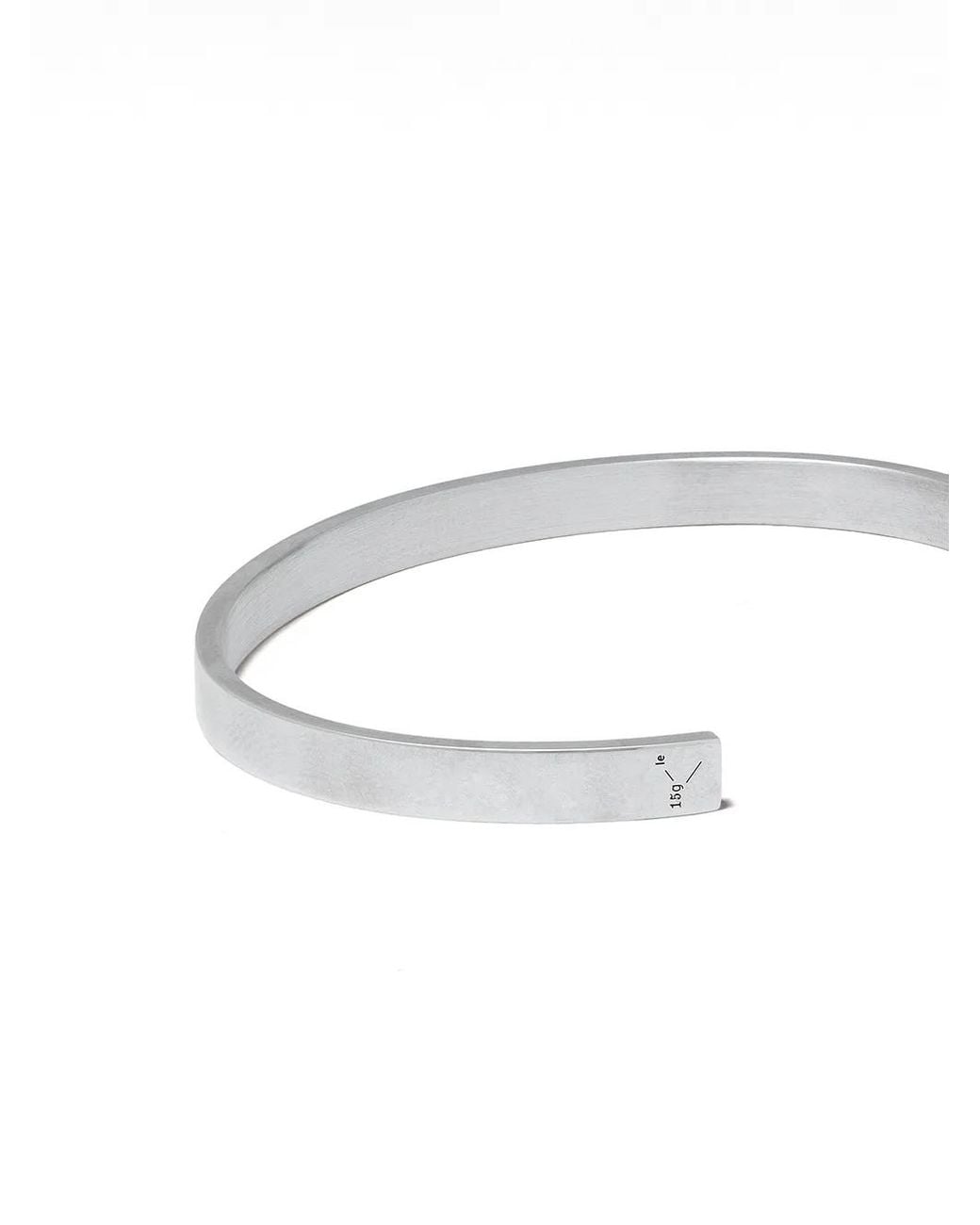 Le Gramme White Le 15 Grammes Ribbon Bracelet