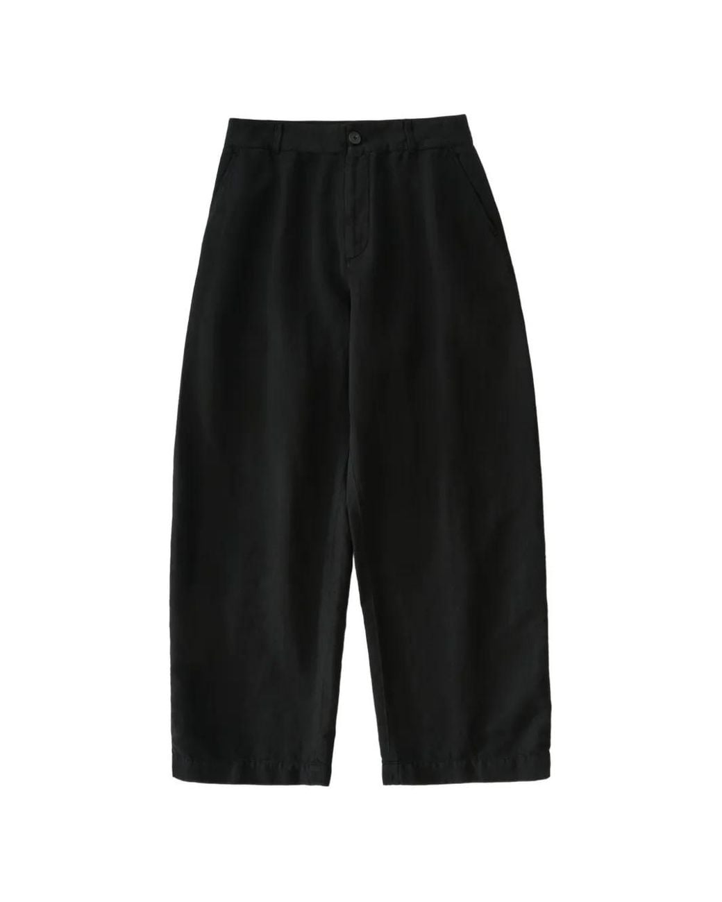 Studio Nicholson Black Minard Wide-Leg Trousers for men