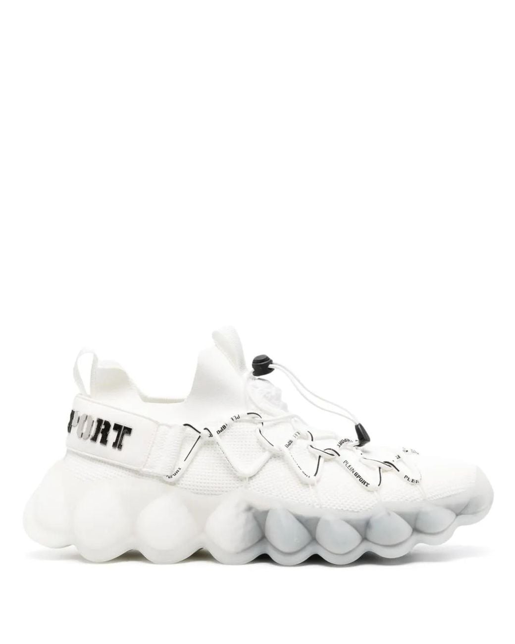 Philipp Plein White The Bubble Gen.X.02 Tiger Sneakers