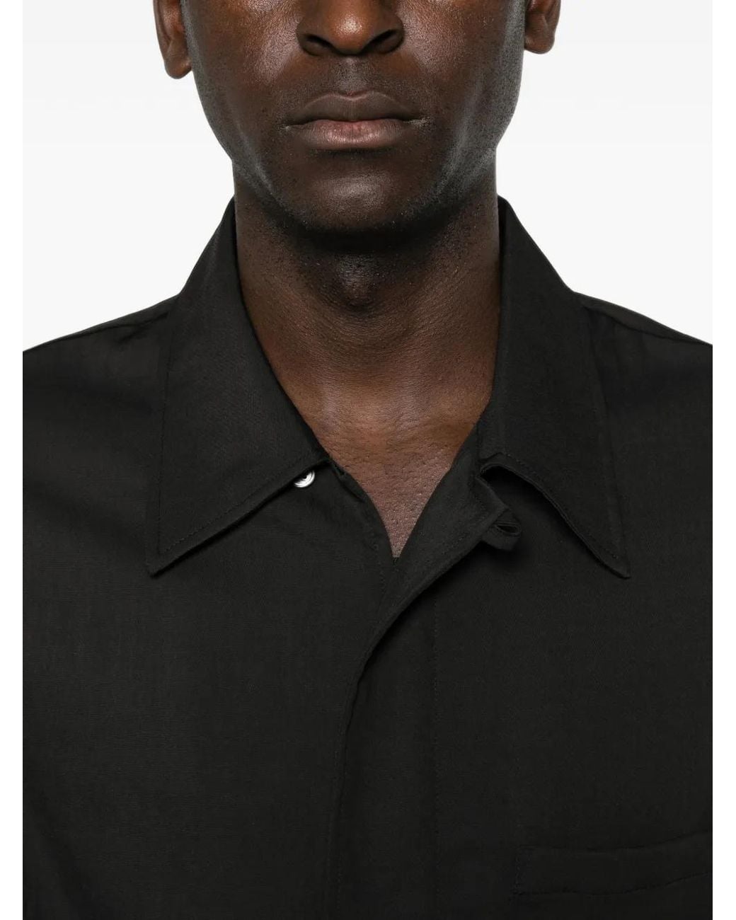 Our Legacy Black Sift Zip Shirt for men