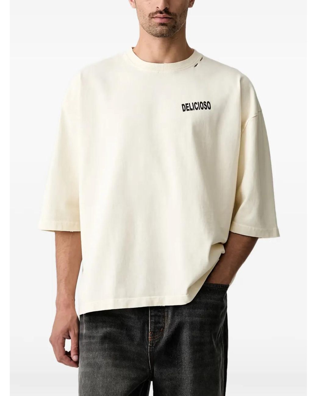Willy Chavarria Natural Taco Shop T-Shirt for men