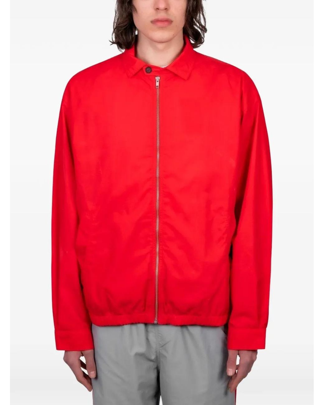 GIMAGUAS Red William Zip-Up Jacket for men