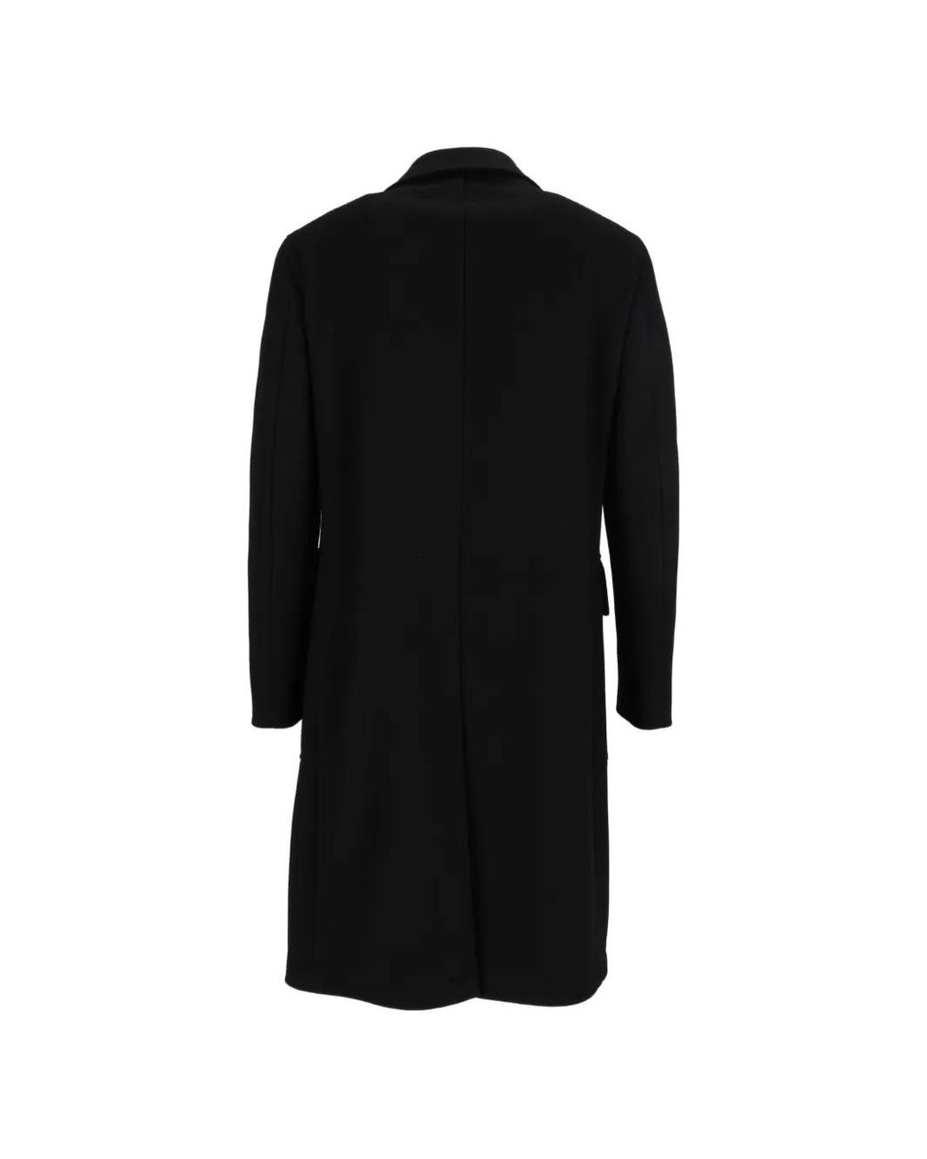 Brando Black Double-Breasted Coat for men