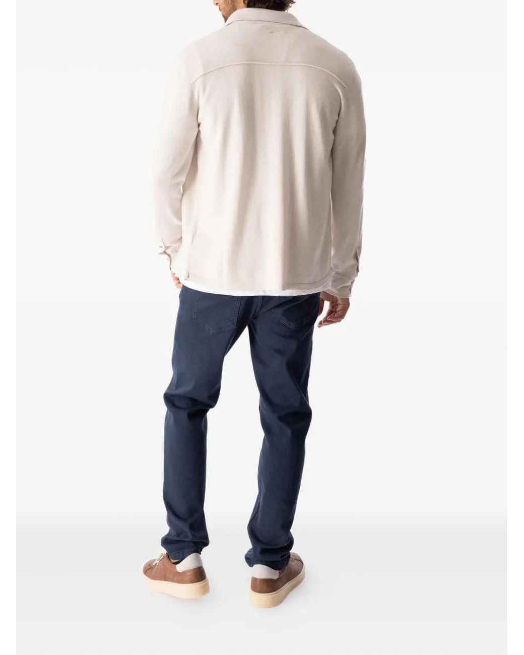 Eleventy Blue Five-Pocket Trousers for men