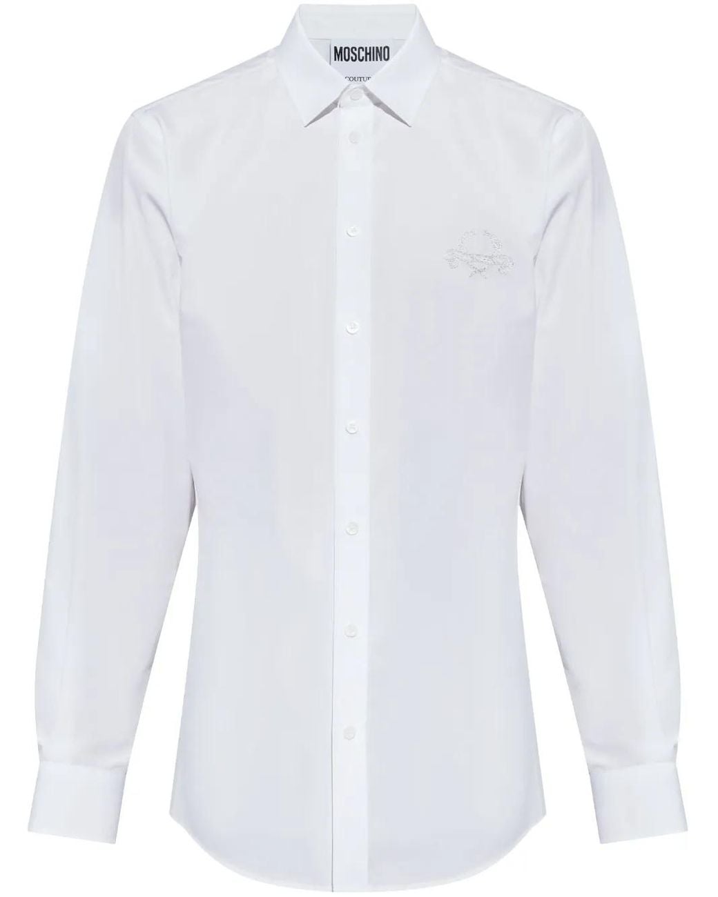 Moschino White Casual Shirts for men