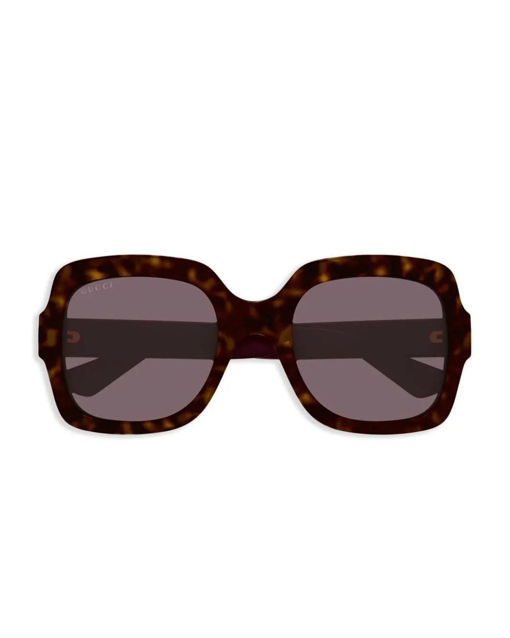 Gucci Brown Oversize-Frame Sunglasses