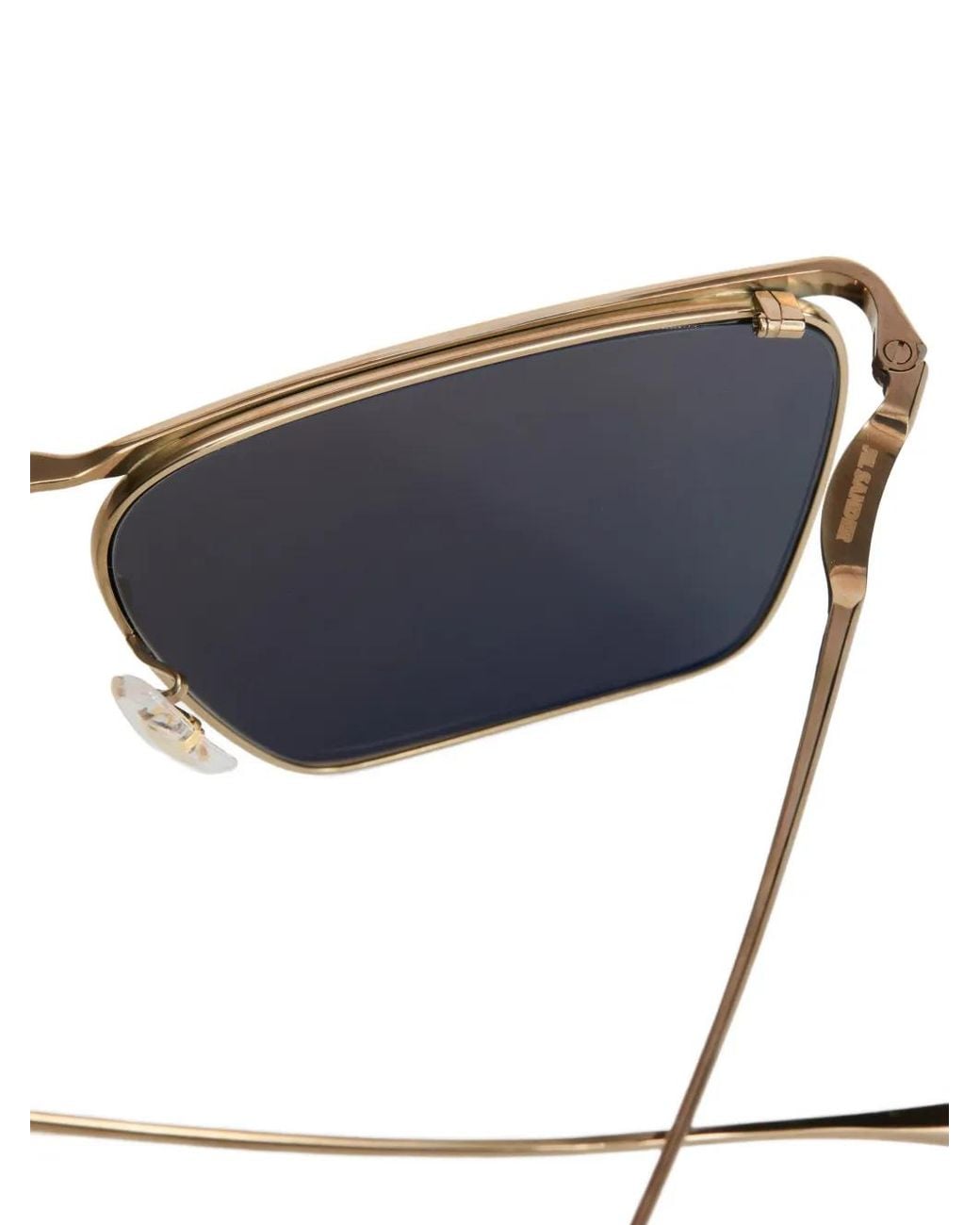 Jil Sander Blue Wireframe Sunglasses