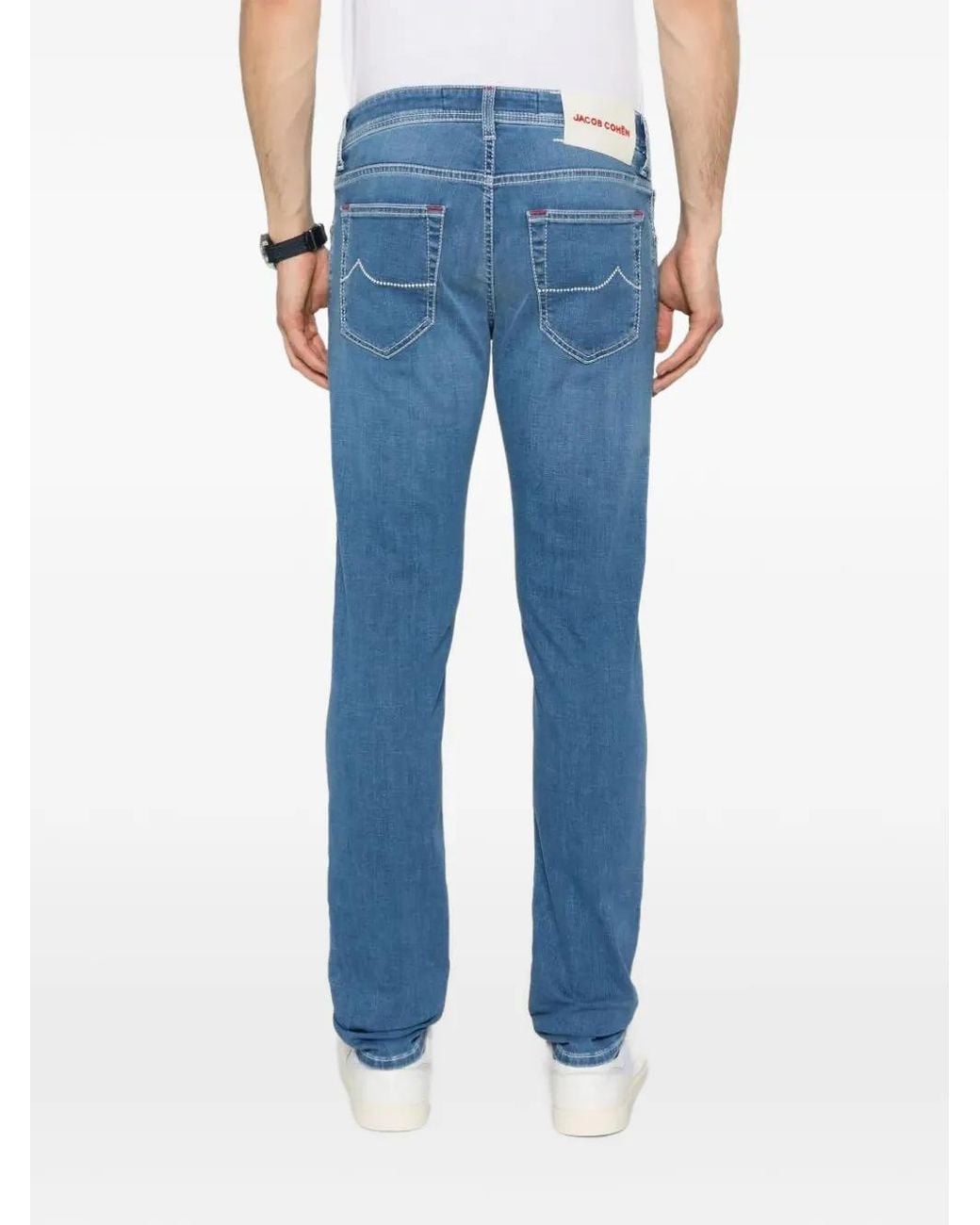 Jacob Cohen Blue Nick Slim-Fit Jeans for men