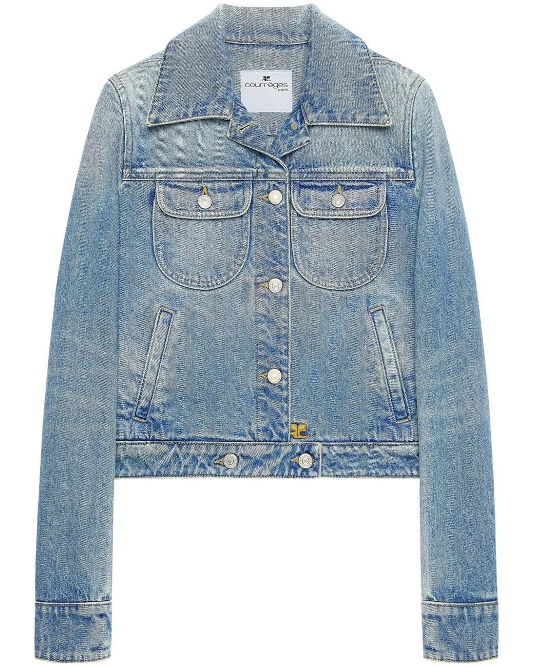 Courreges Blue Medium Denim Jacket