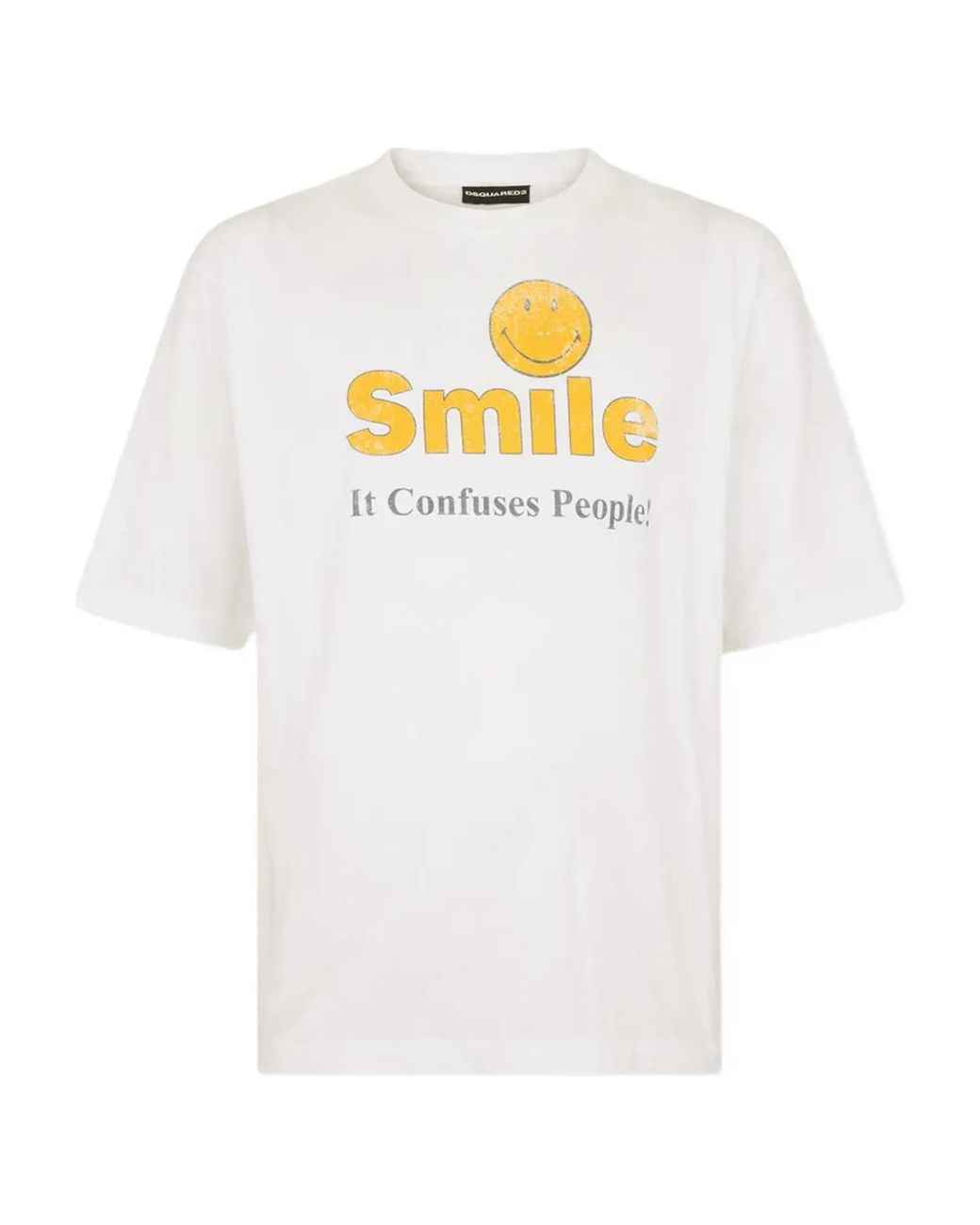 DSquared² White Cotton T-Shirt for men