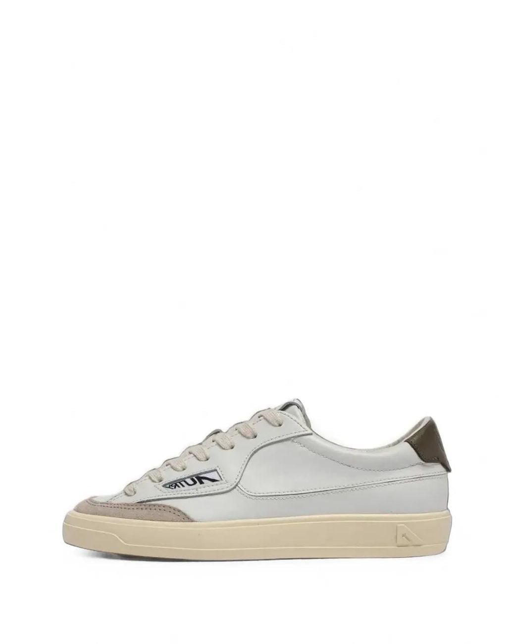 Autry White Windscape Logo-Patch Panelled Sneakers
