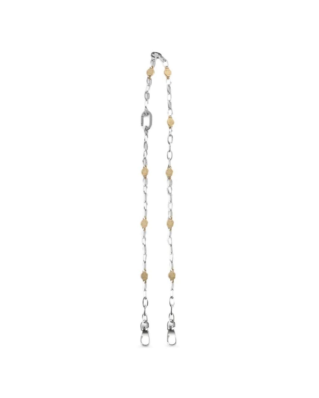 Zadig & Voltaire White Chain Shoulder Strap
