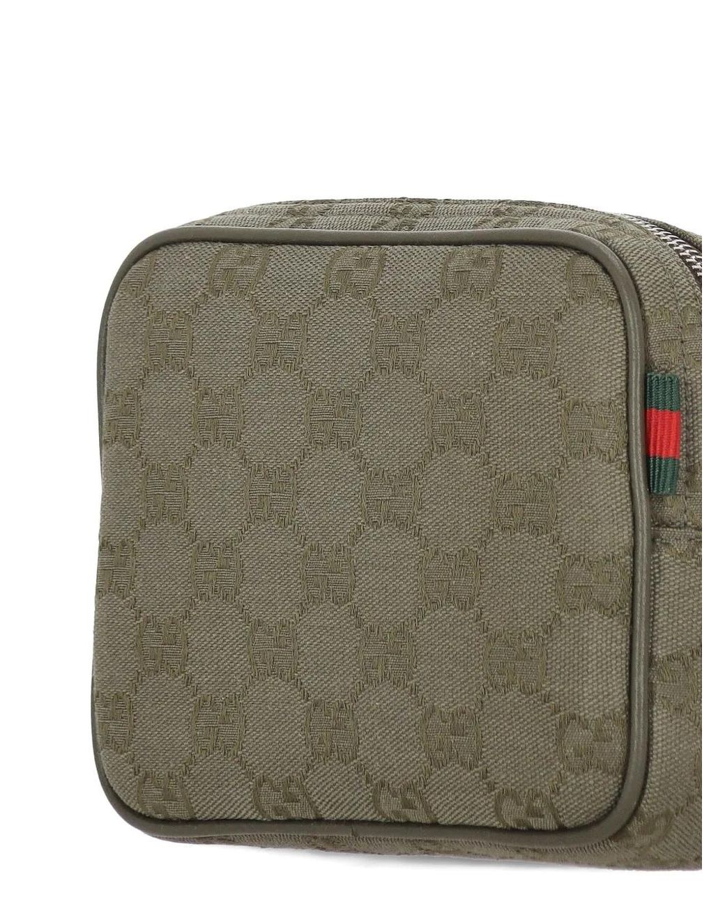 Gucci Green Monogam Shoulder Bag for men