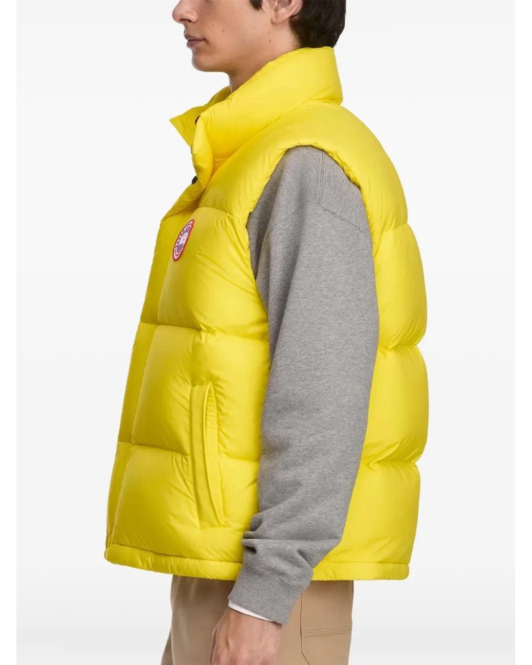 Chaleco Acolchado Canada Goose de hombre de color Yellow