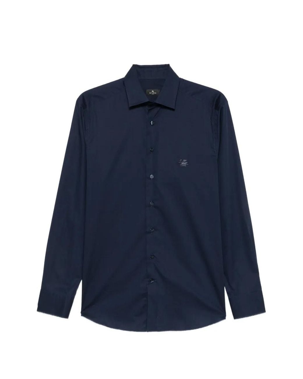 Etro Blue Shirt Roma Logo for men