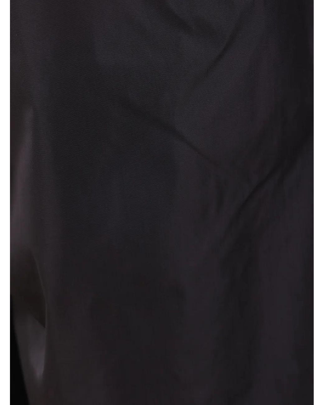 ALAINPAUL Blue Elastic-Waistband Nylon Trousers