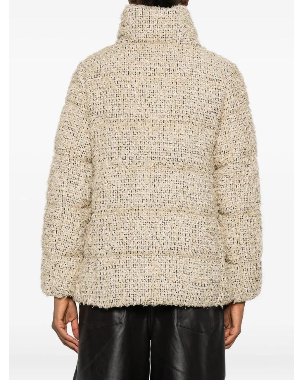 Moncler Natural Cochelle Tweed Jacket