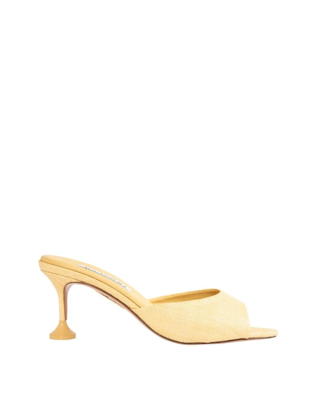 Aquazzura Metallic Bisous Sandals