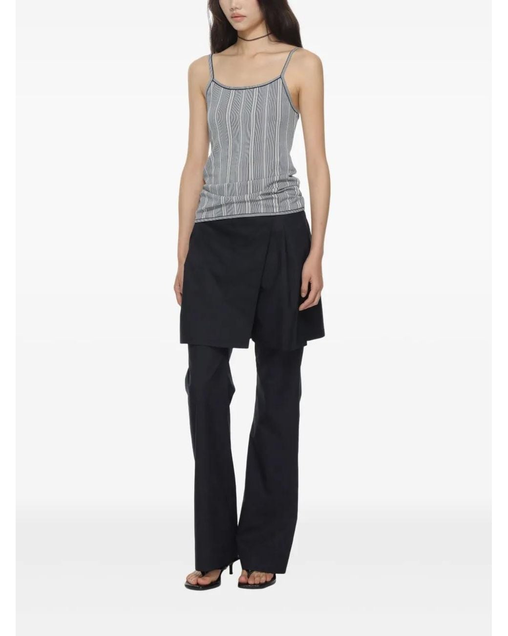 Haut Cami Low Classic en coloris Gray