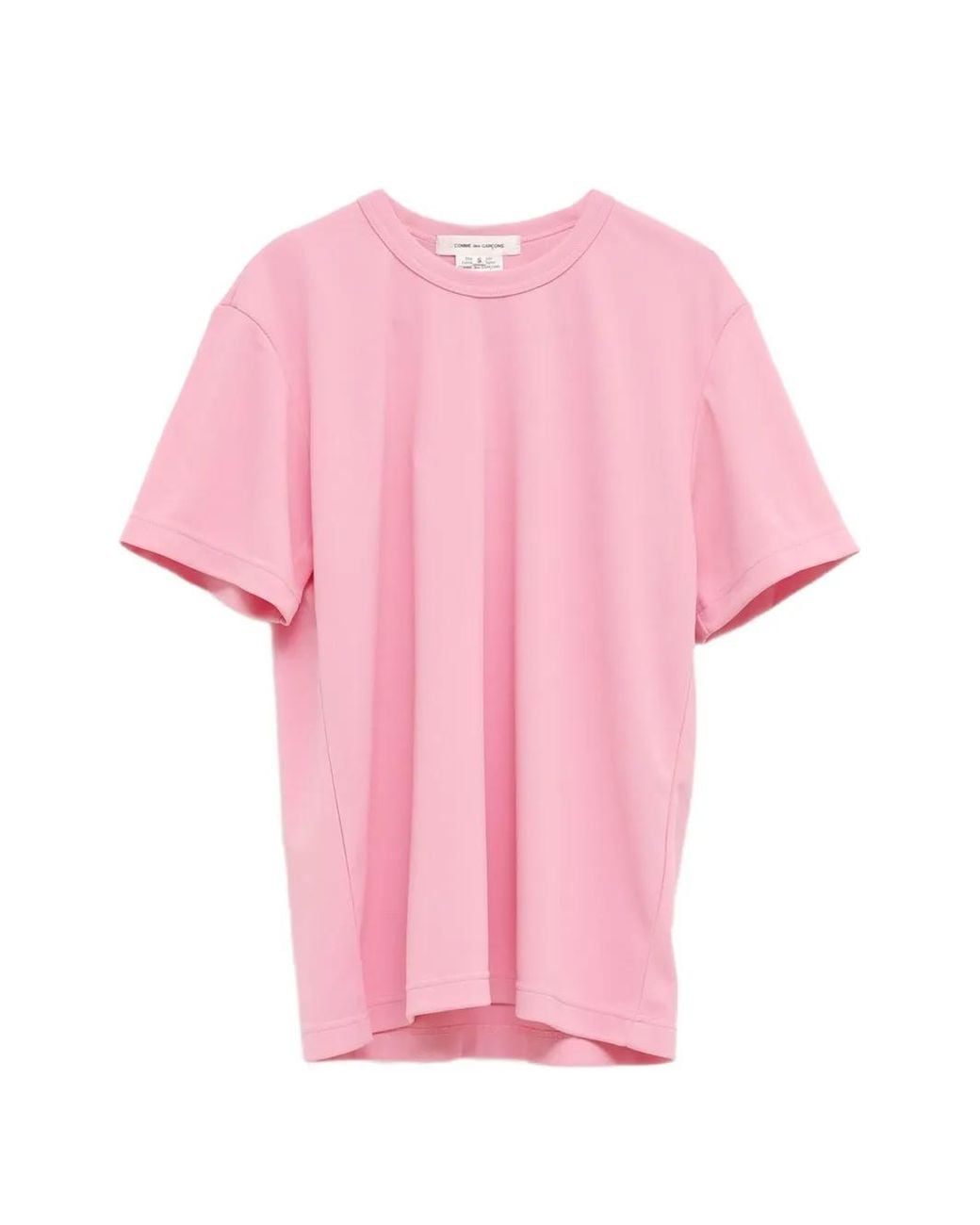 Comme des Garçons Pink Crew-Neck T-Shirt