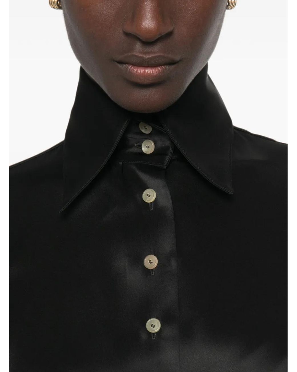 Khaite Black Ivy Top