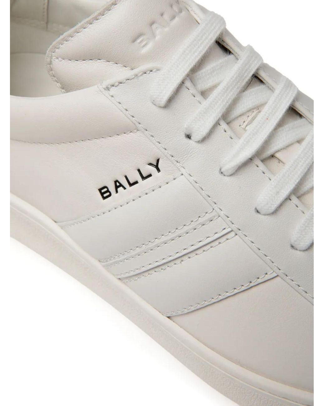 Bally White Mylton Leather Sneakers for men