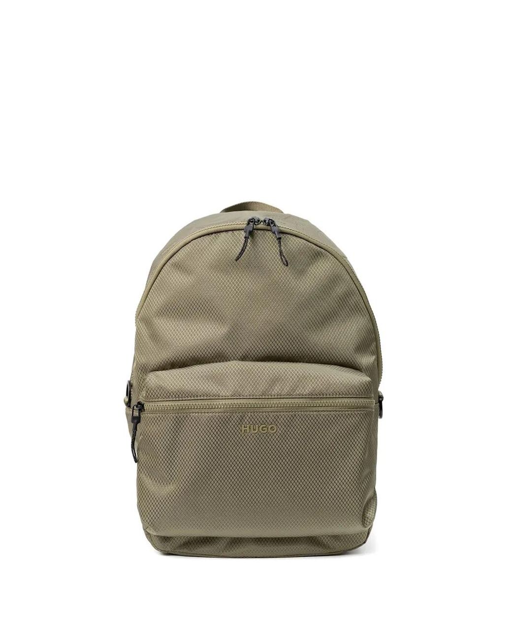 HUGO Green Textured Backpack for men