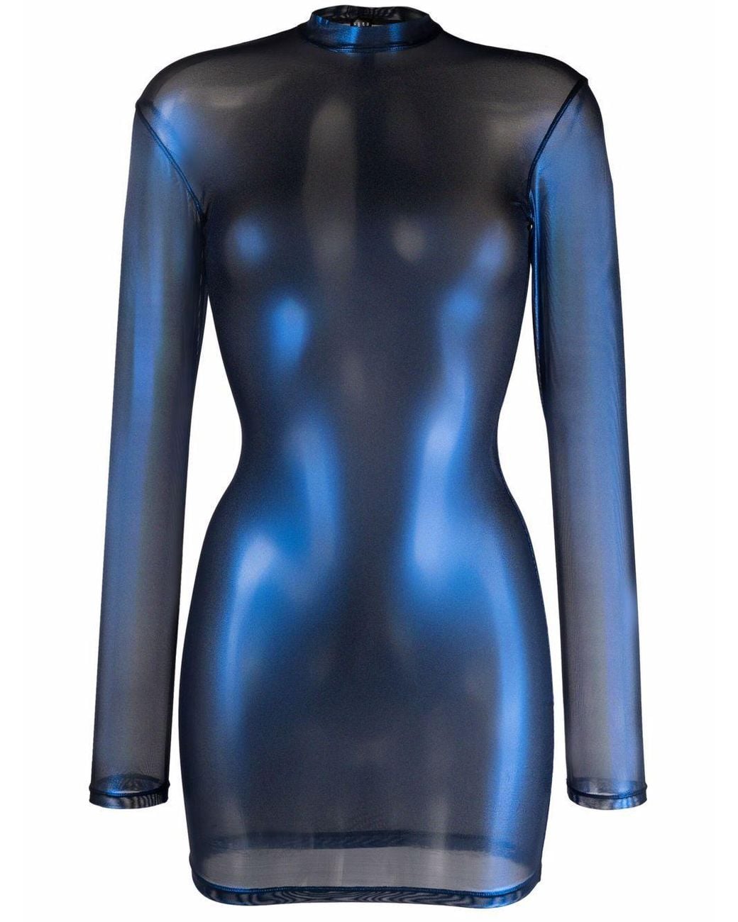maison close blue angel bodycon mini dress Maison Close Blue Angel Bodycon Mini Dress