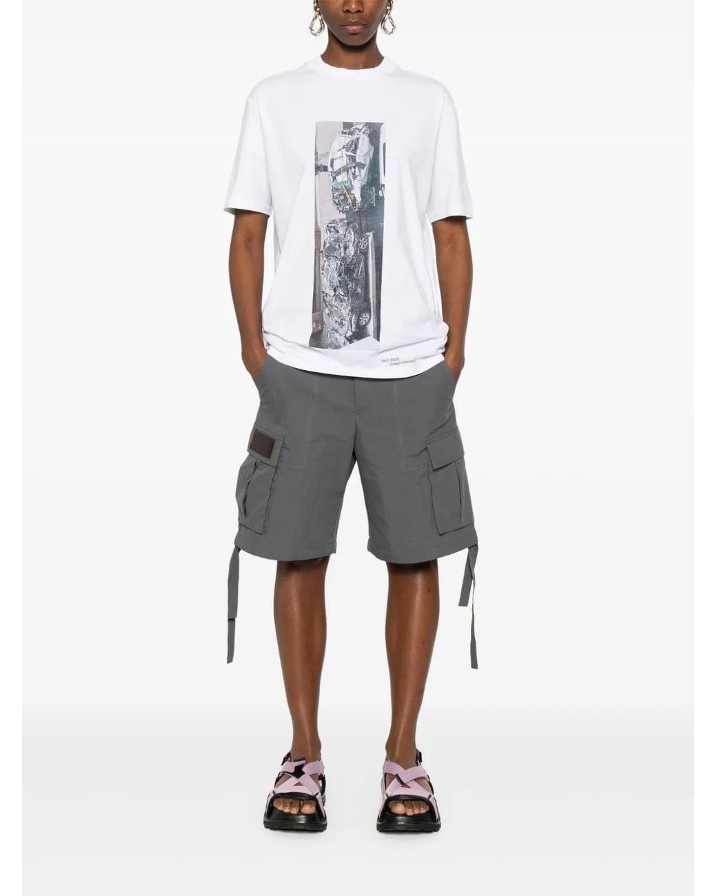 Carrera Gray Ripstop Cargo Shorts