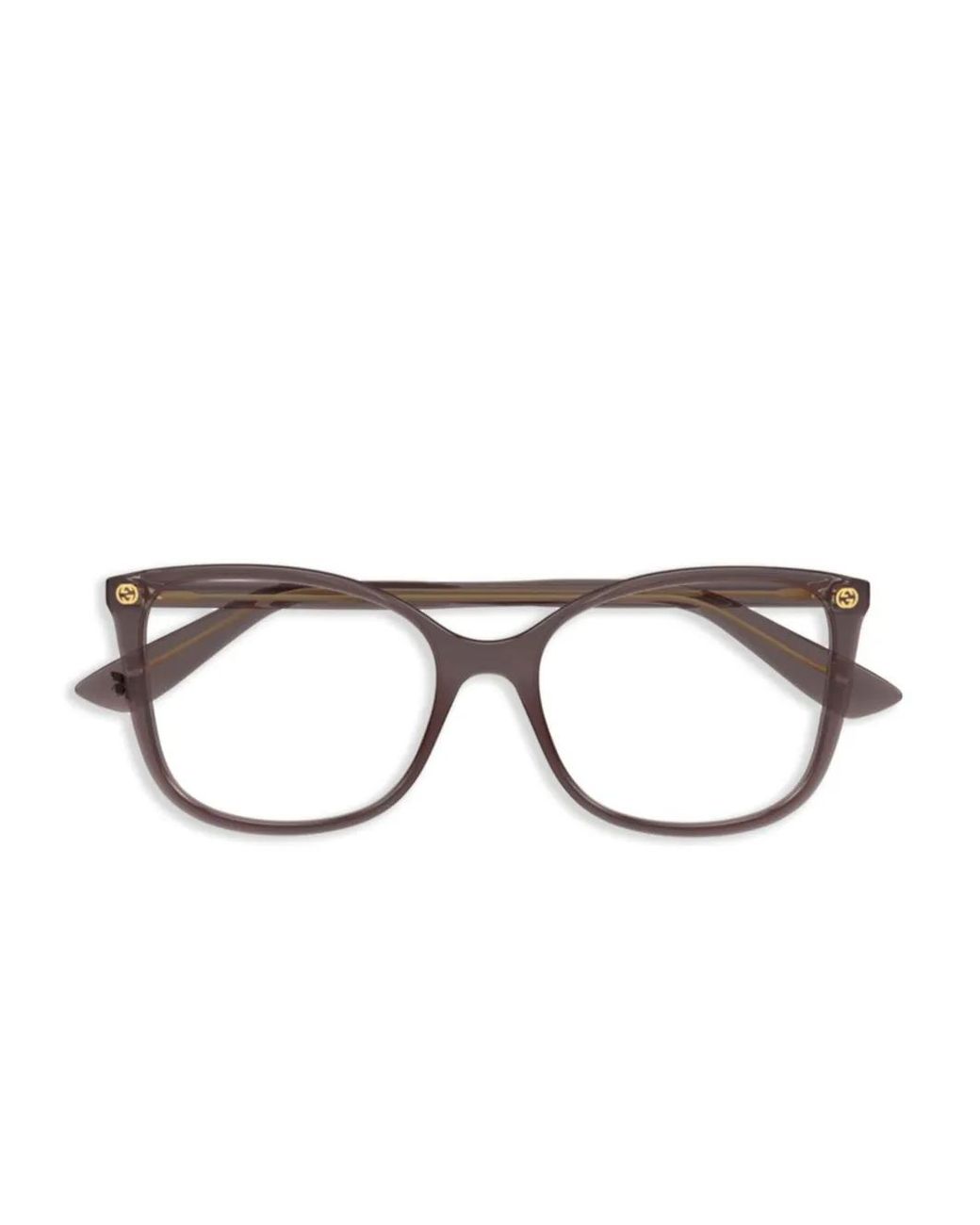 Gucci Brown Cat-Eye-Brille