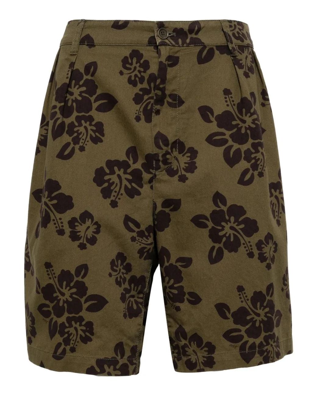 Aspesi Green St Irato Bermuda Shorts for men