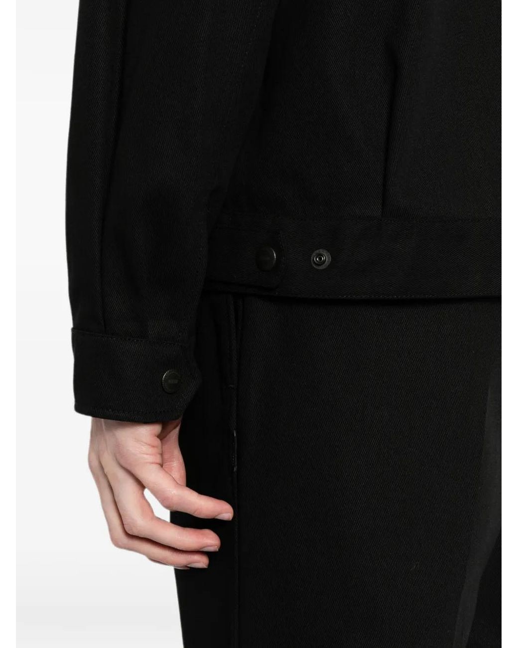 Yohji Yamamoto Black Wildside X Neighborhood Zip Work Jacket for men