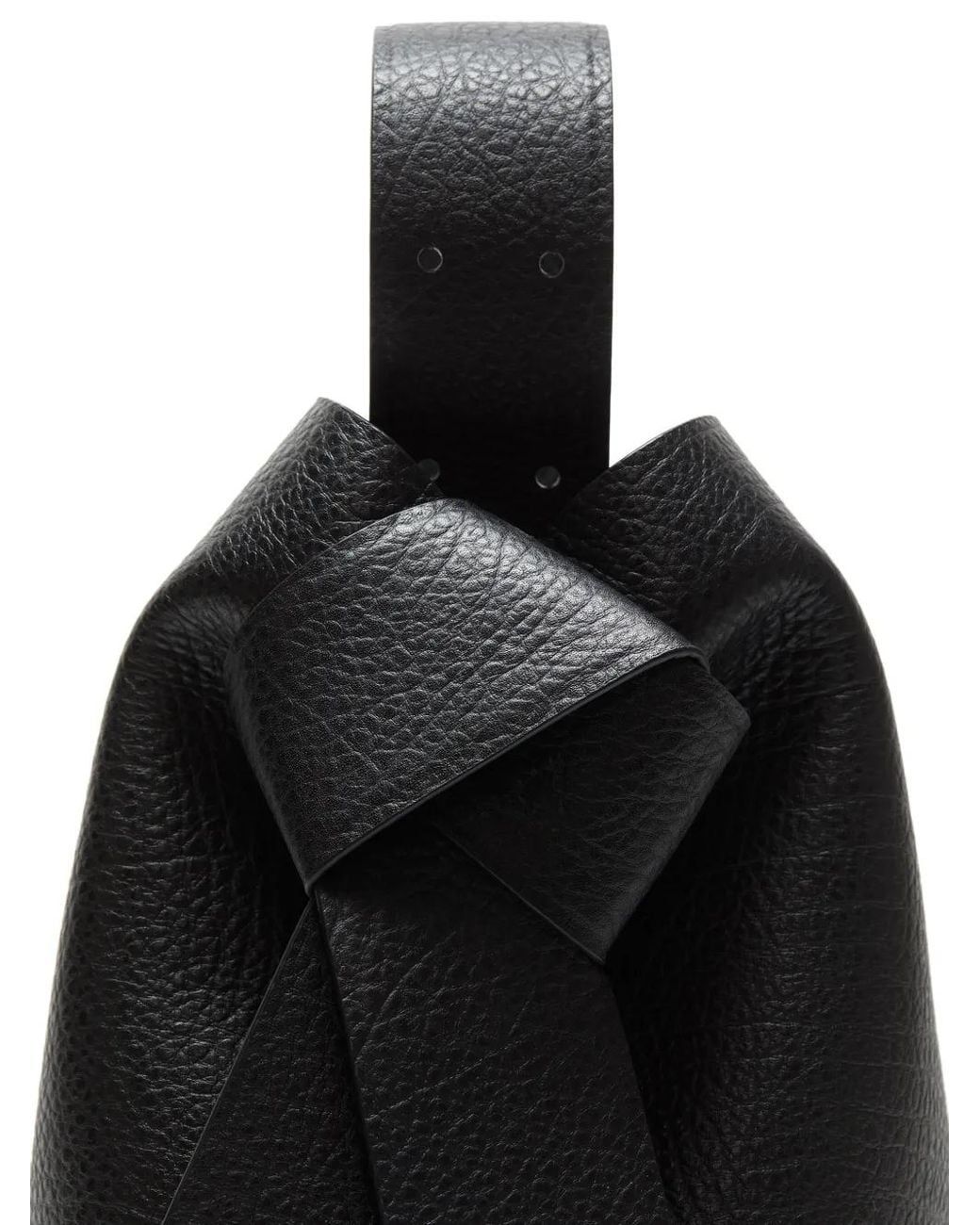 Acne Black Midi Musubi Shoulder Bag