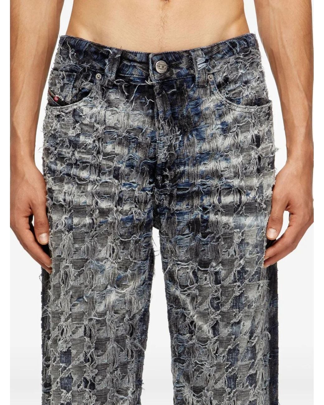 DIESEL Gray D-Eeper 1980 Jeans for men