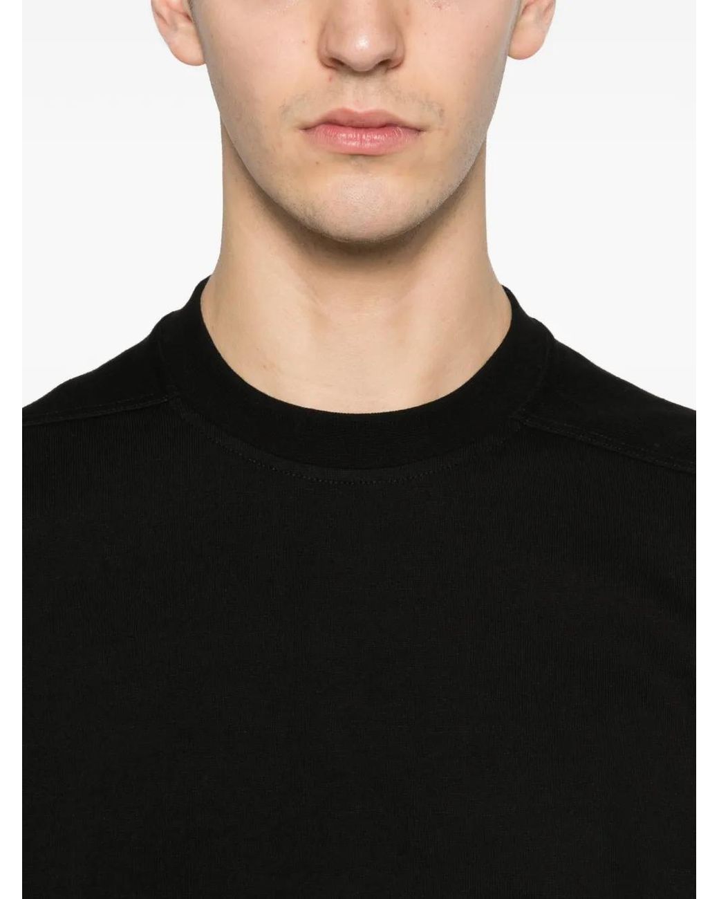 Rick Owens Black Tommy Short-Sleeve T-Shirt for men