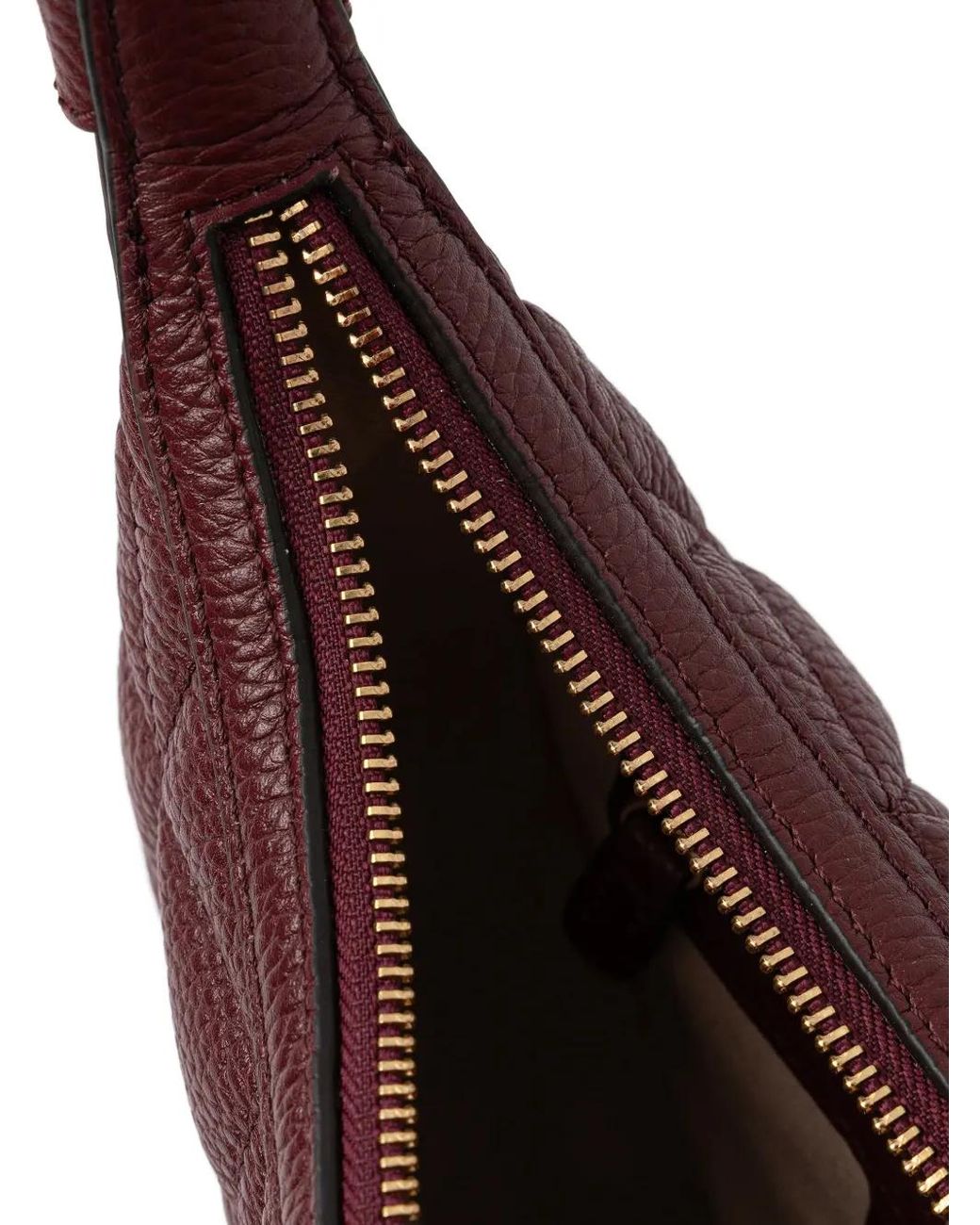 Geox Purple Maryemy Quilted Zip Shoulder Bag