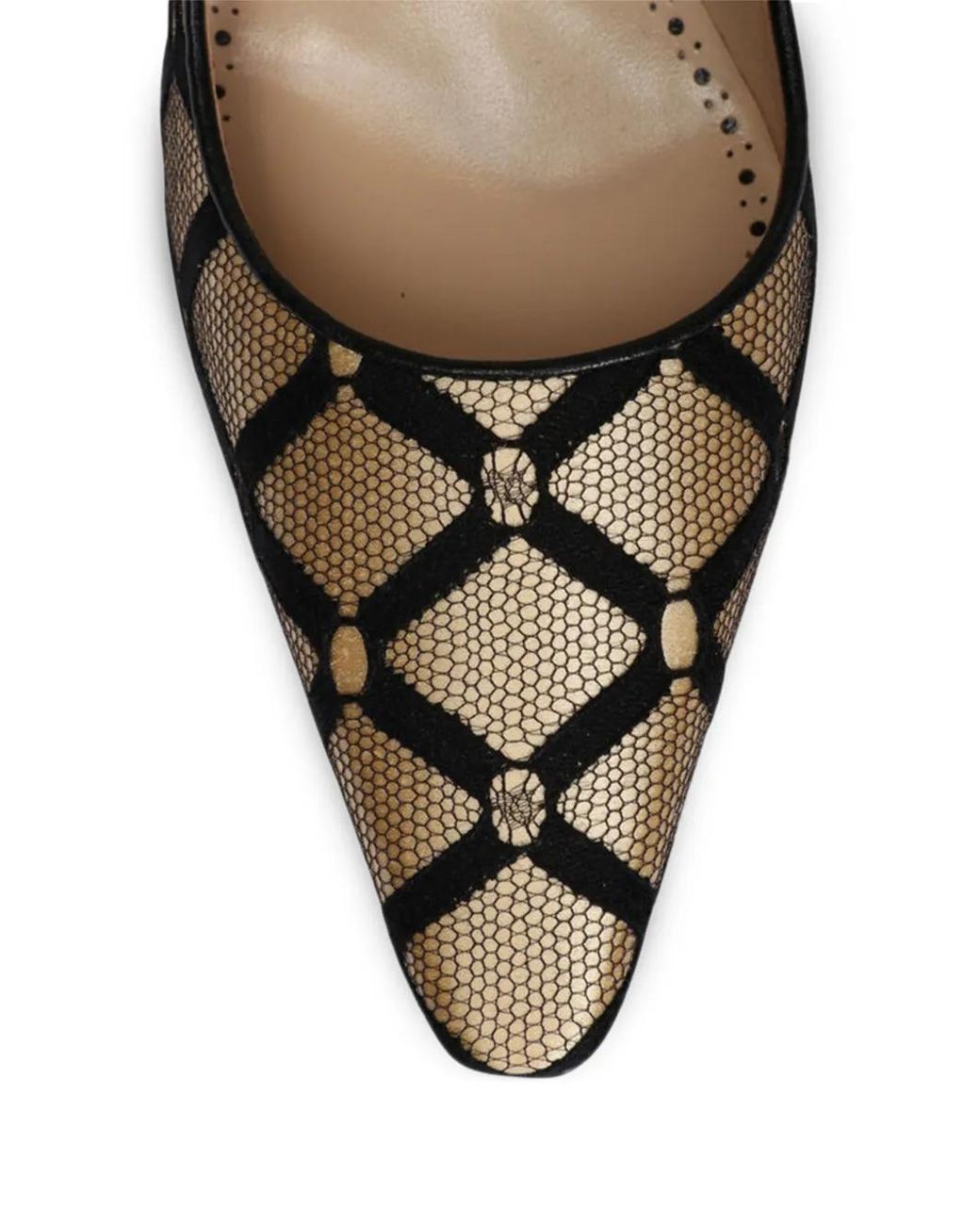 Manolo Blahnik Aleka Patterned Pumps in Metallic | Lyst
