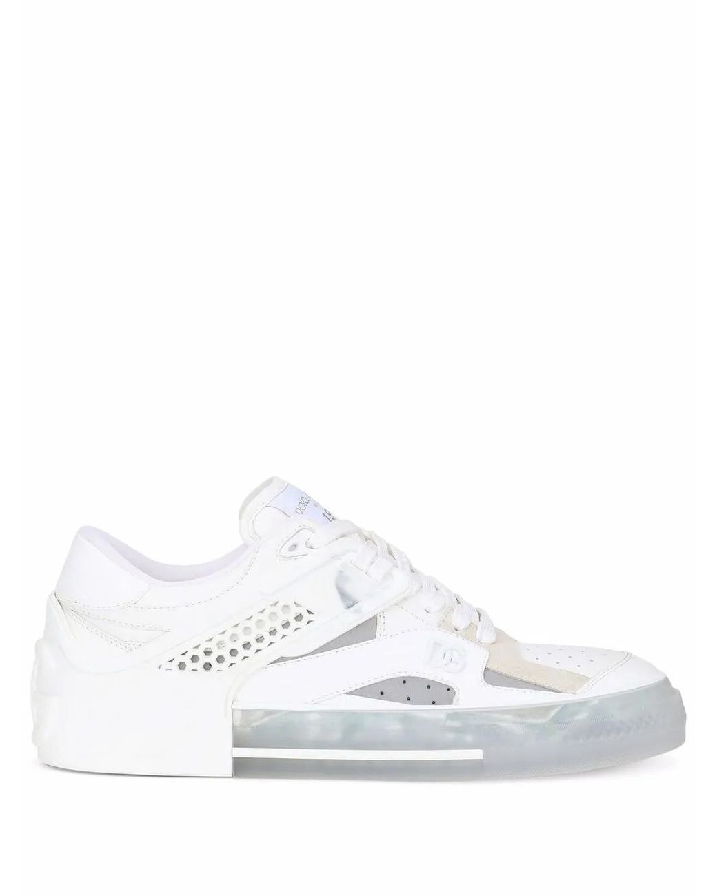 Dolce & Gabbana White Portofino Low-Top Sneakers for men