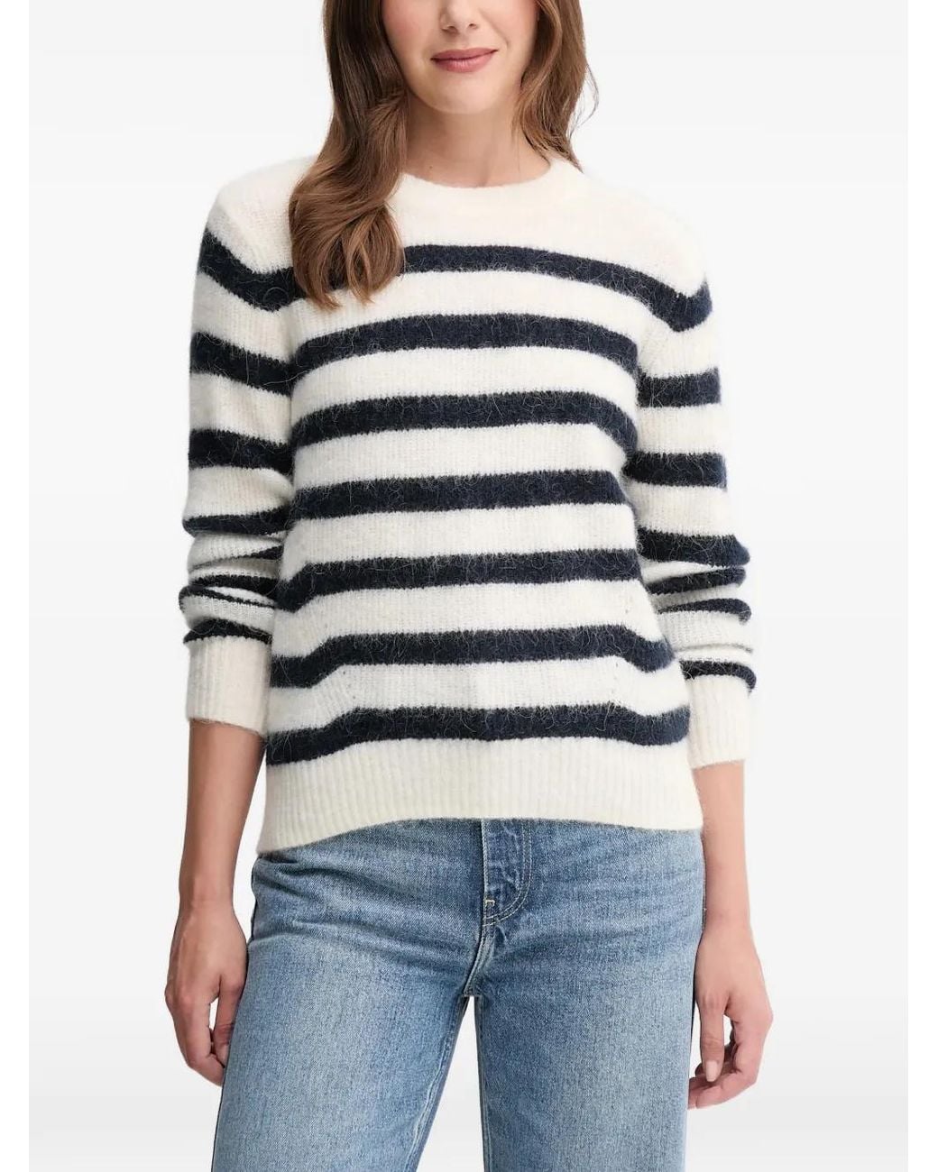 Mos Mosh Blue Striped Knitwear