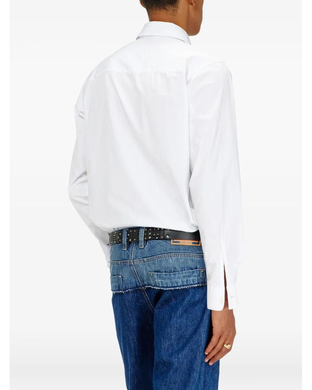 DIESEL White Chemise S-Simply-Na-Dnan for men