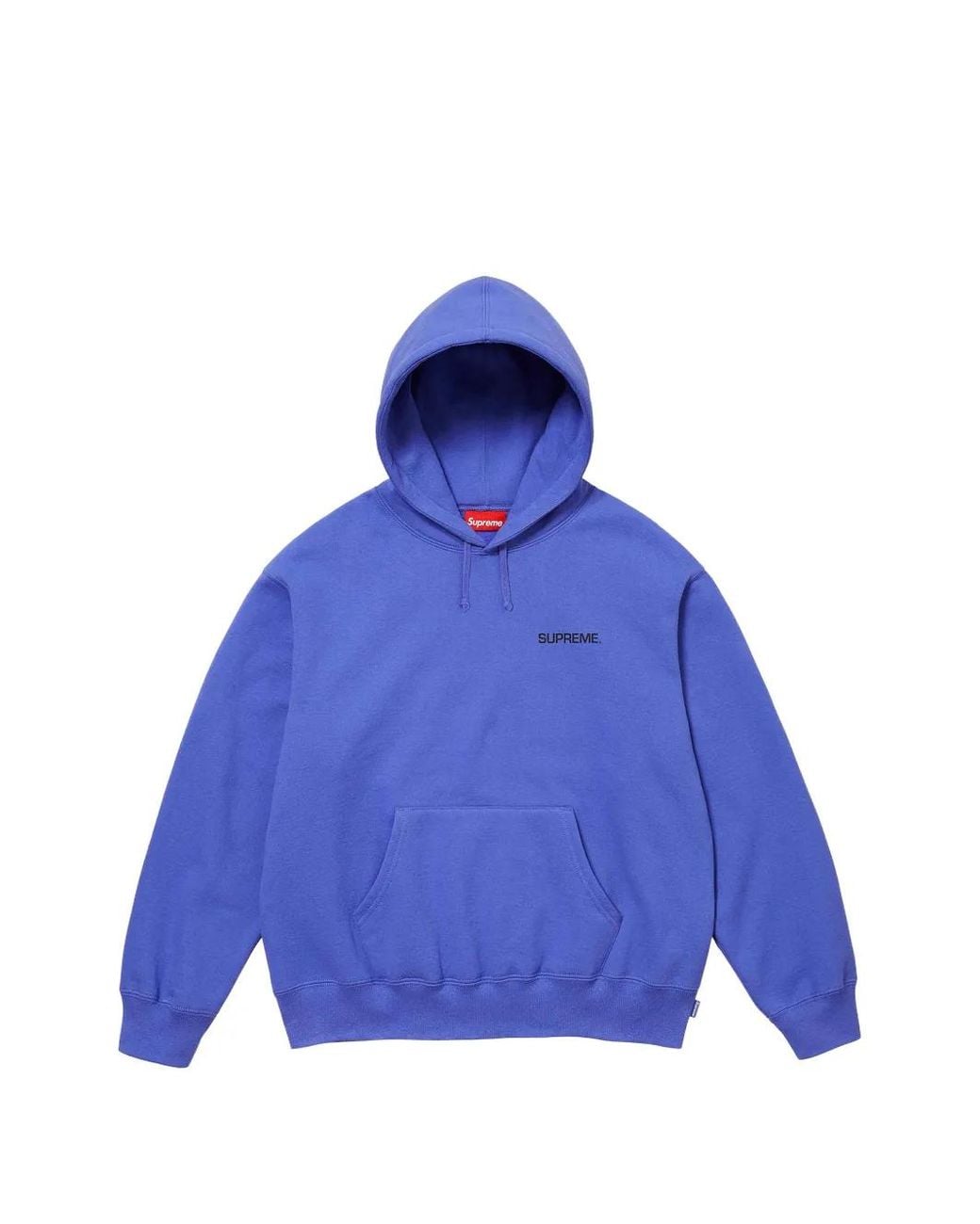 Supreme Blue Immortal Logo-Print Hoodie for men