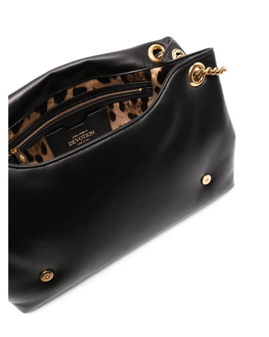 Dolce & Gabbana Devotion Medium Schoudertas in het Black