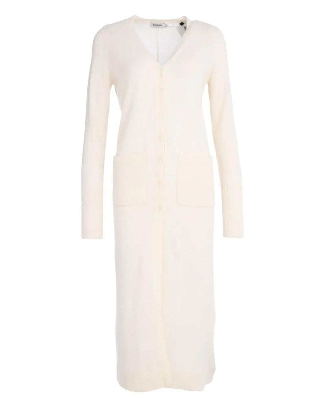 Jonathan Simkhai Celia Vest Met Knopen in het White