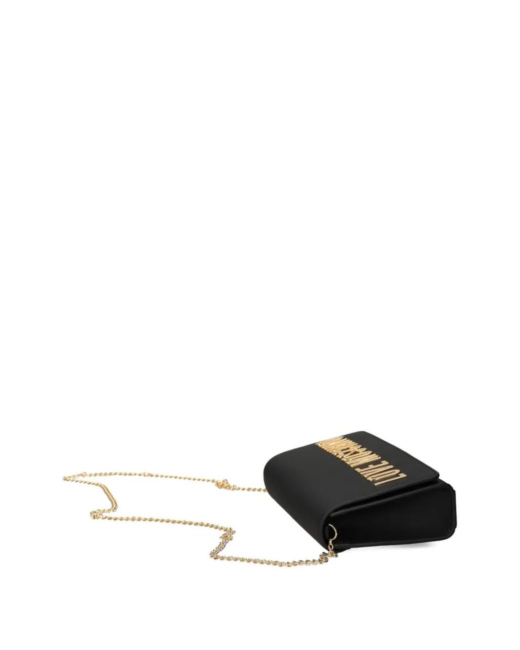 Love Moschino Black Logo-Lettering Cross Body Bag