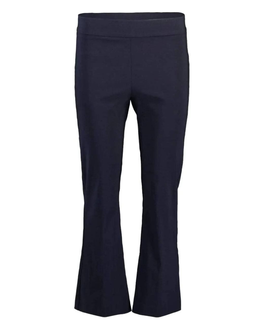 Avenue Montaigne Blue Leo Flared-Leg Pants