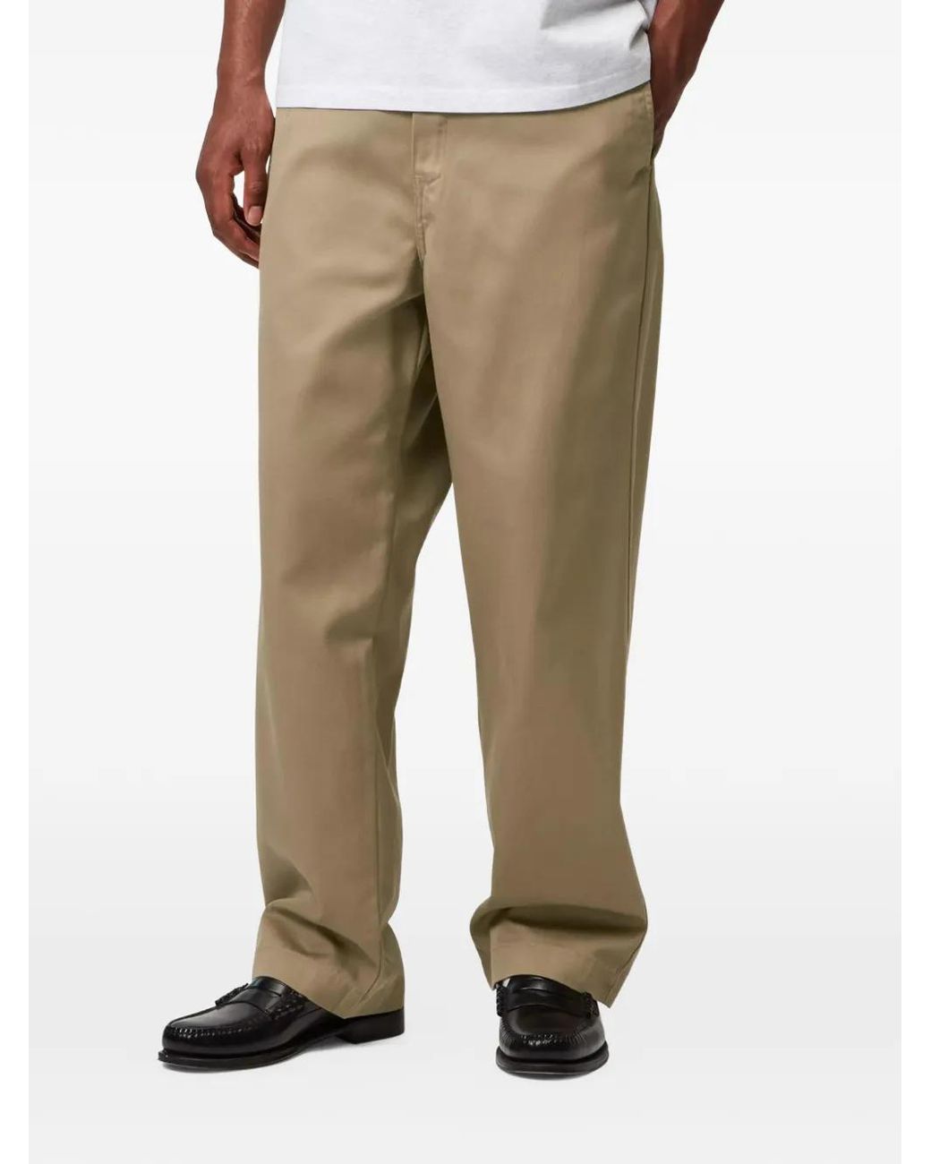 Carhartt Natural Craft Logo-Patch Trousers for men
