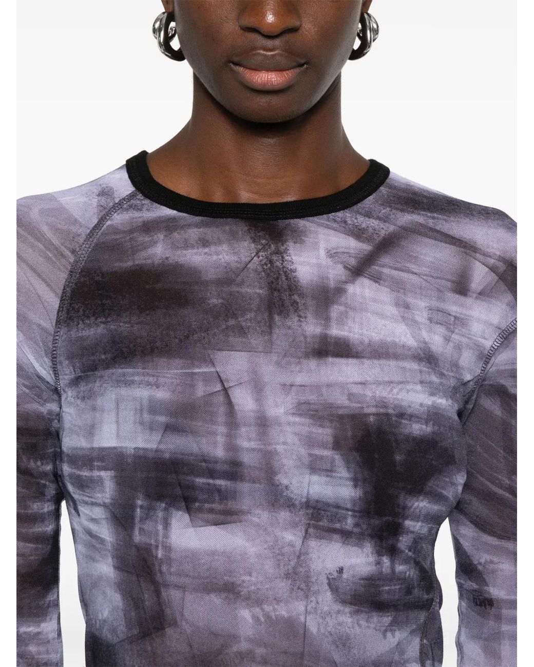 Abito Scribble di Helmut Lang in Blue