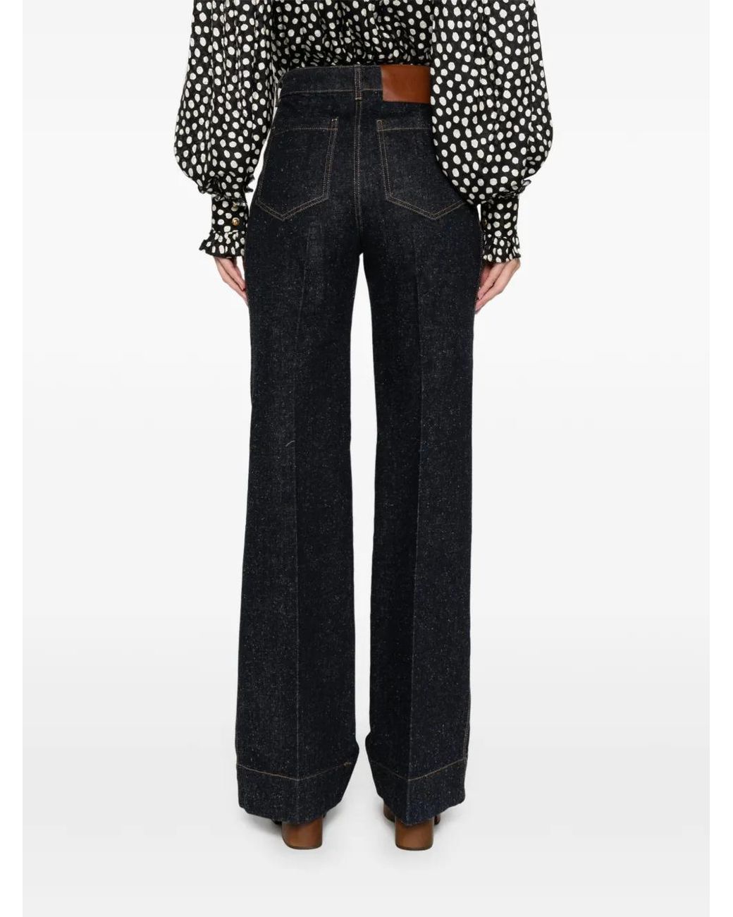 Victoria Beckham Blue Alina Pocket Jeans